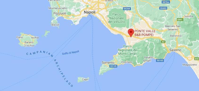 Ponte Valle B&B Pompei 斯卡法蒂 外观 照片